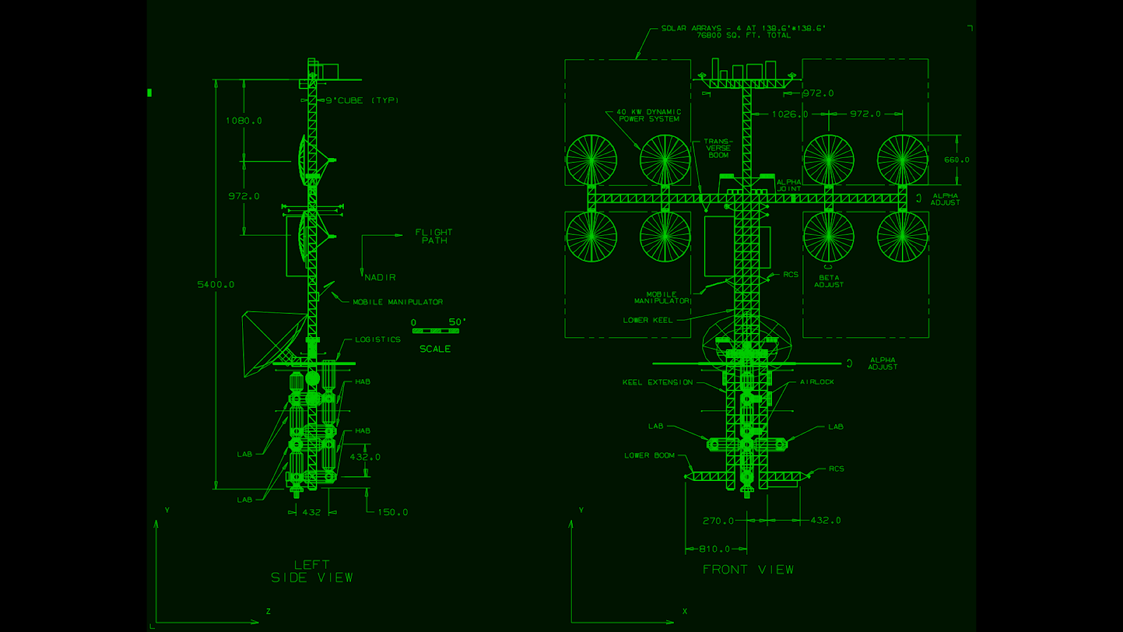 Spacelabs as seen on a PiDP-11 with Tektronix 4010 terminal emulator