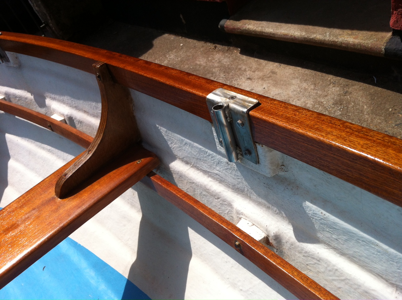 Current Projects Shaldon rowing boat gunwale replacement