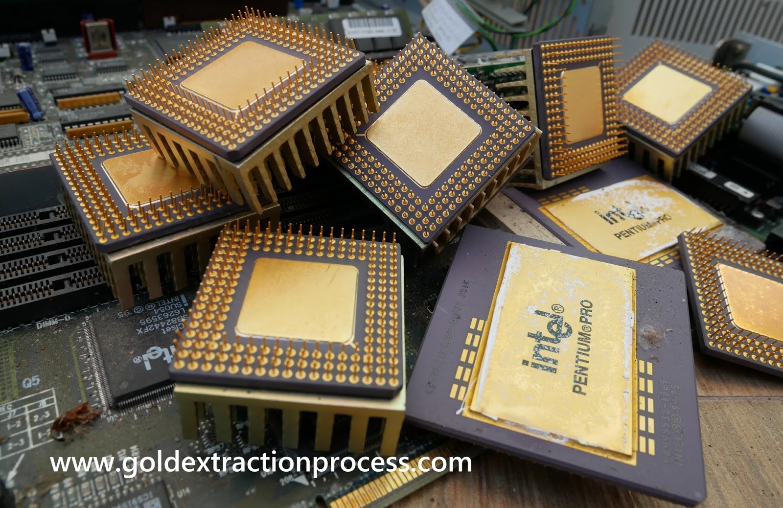 Gold extraction process How Much Gold is in Smartphones and Computers?