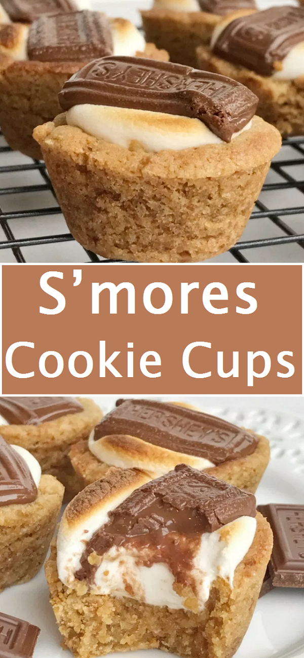 S’mores Cookie Cups Easy Recipes