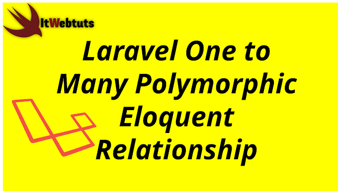 Laravel One to Many Polymorphic Eloquent Relationship