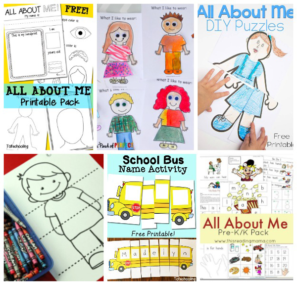 45 All About Me Activities for Toddlers and Preschoolers - Taming