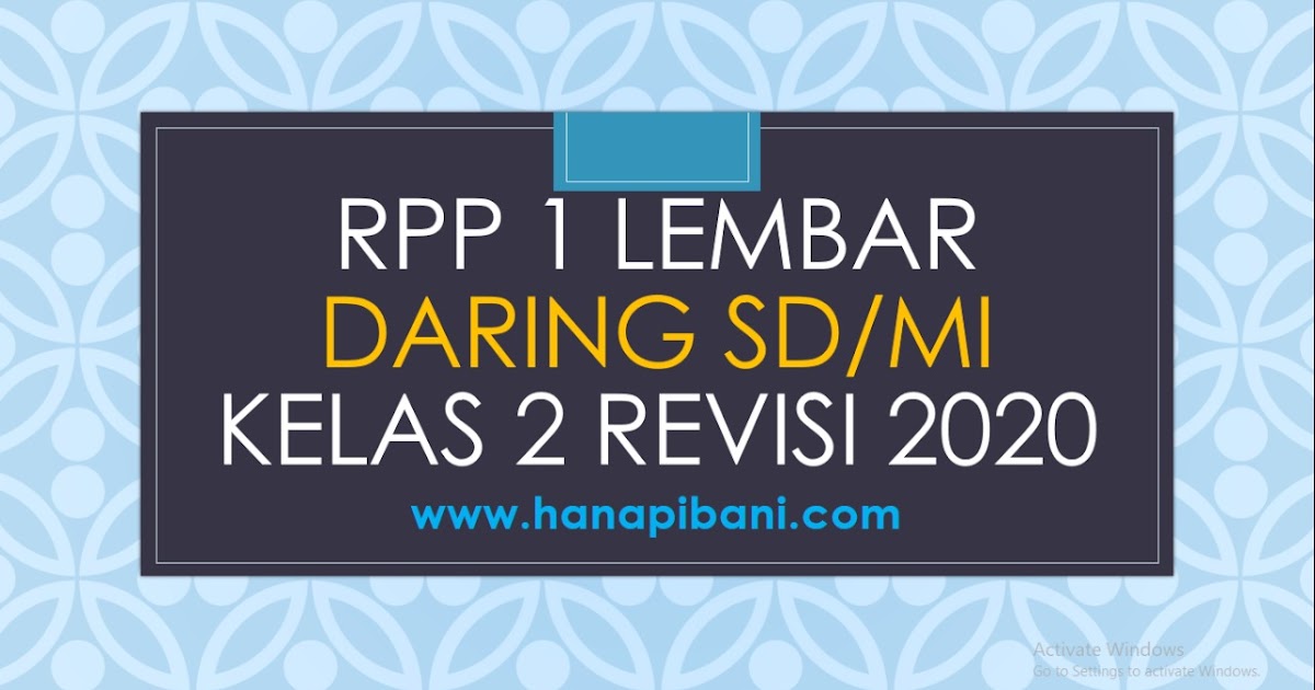 Rpp Daring Kelas 3 Tema 5 Rpp Kelas 1 Tema 5 Format 1