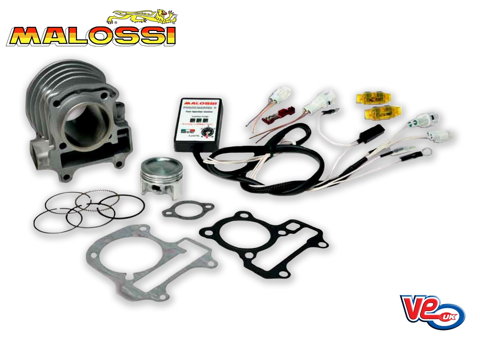VE Scooter Spares NEW Malossi Cylinder Kit for the