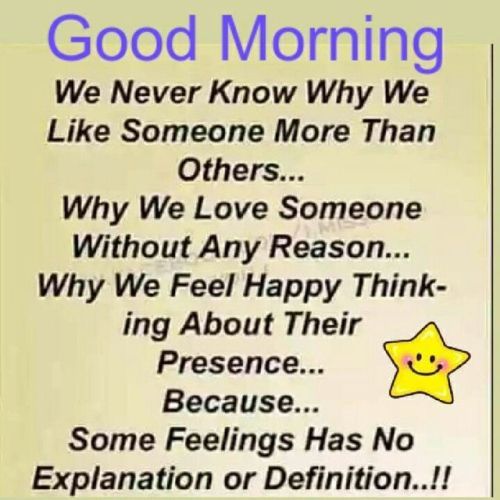 good morning messages for special someone