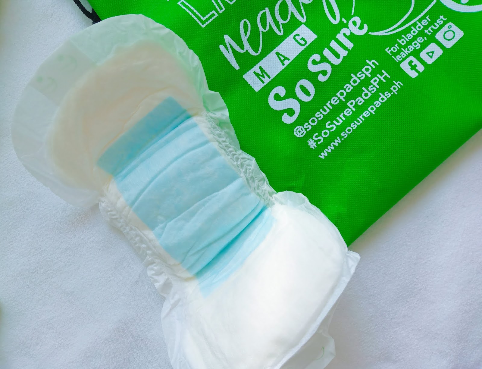 ByeBye, Leaks and Mess! Hello, So Sure Bladder Control Pad! All