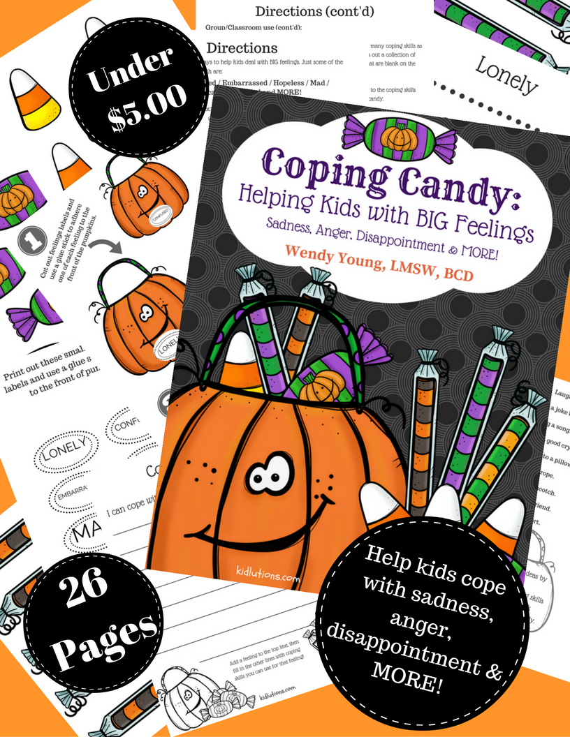 Coping Candy Help kids with Sadness, Anger, Disappointment & More