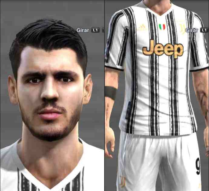 Ultigamerz Pes 2013 Alvaro Morata Juventus Face 2021