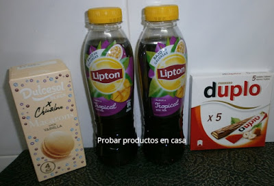 Disfrutabox: Ferrero Duplo, Dulcesol Macarons, Lipton Tropical