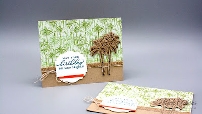 timeless tropical stamp set, label me lovely punch, in the tropics dies, CASE, Rick Adkins, Stampin' Up!