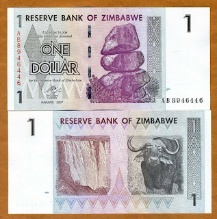 Z1 ZIMBABWE 1 DOLLARS UNC 2007 (P-65)