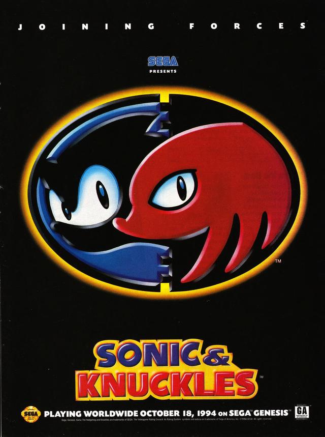 showpost Sonic & Knuckles (sega genesis,1994) showpost Sonic & Knuckles (sega genesis,1994)