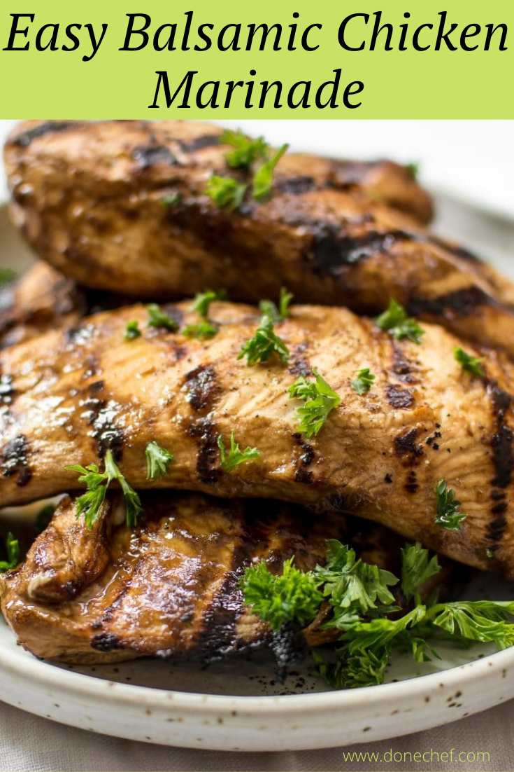 Easy Balsamic Chicken Marinade