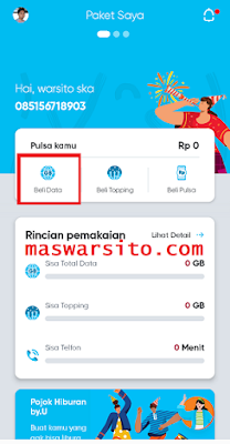 Panduan Cara Mengisi Ulang Paket Data by U - maswarsito.com