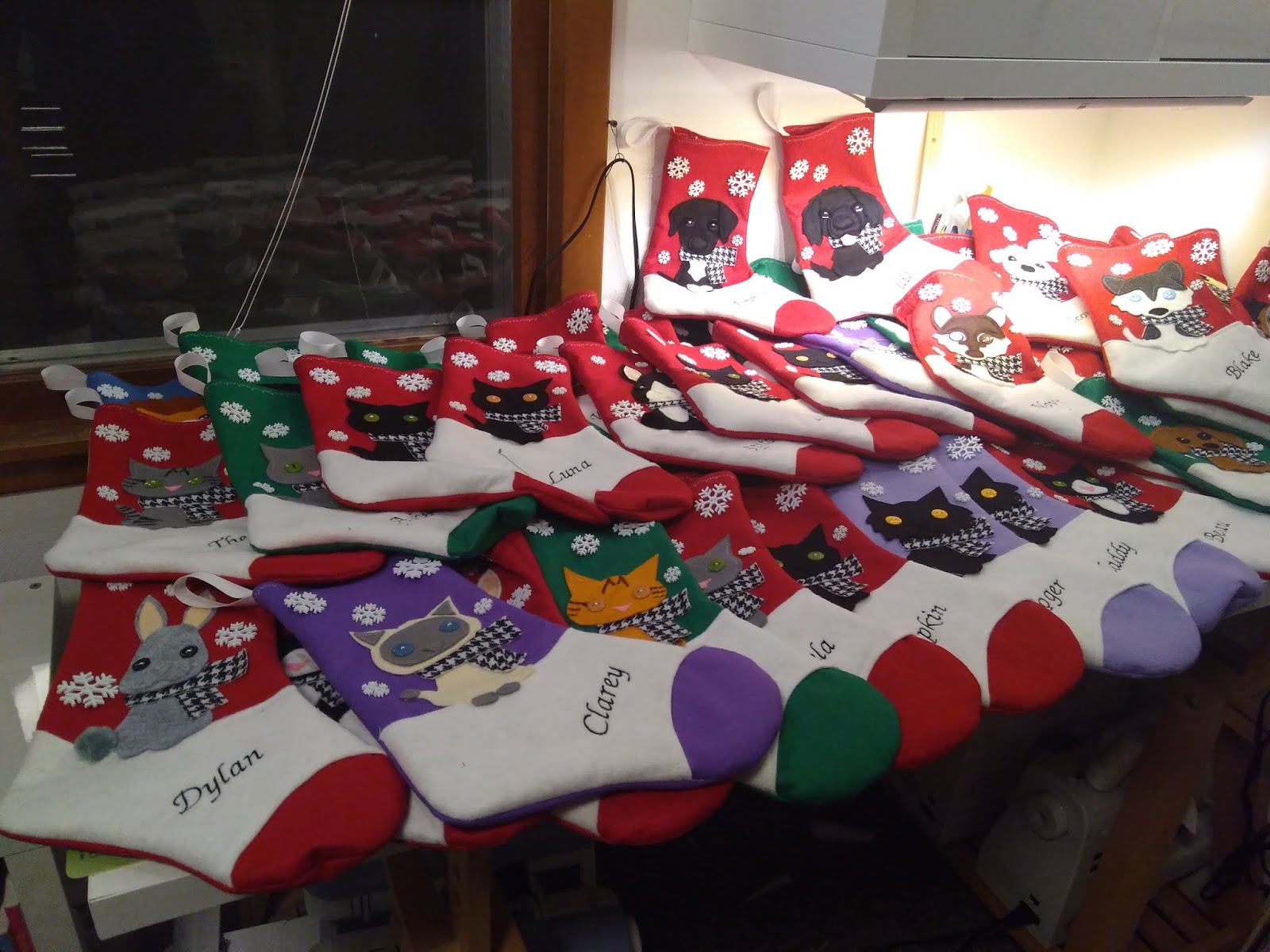 The Midnight Carver The Weekend Stocking Wrap Up. 40 Stockings!
