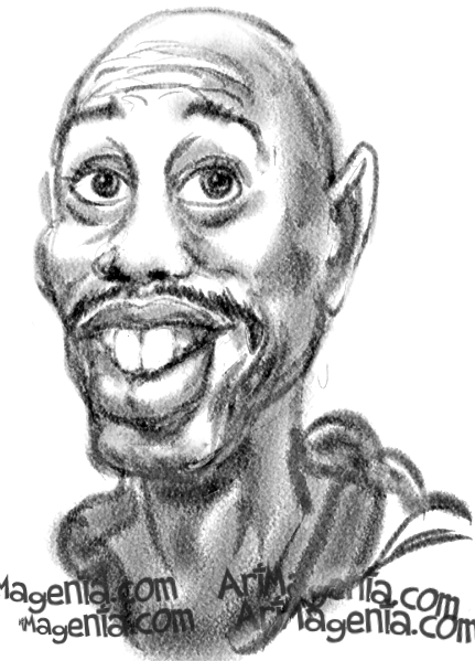 Dave Chappelle is a caricature by caricaturist Artmagenta