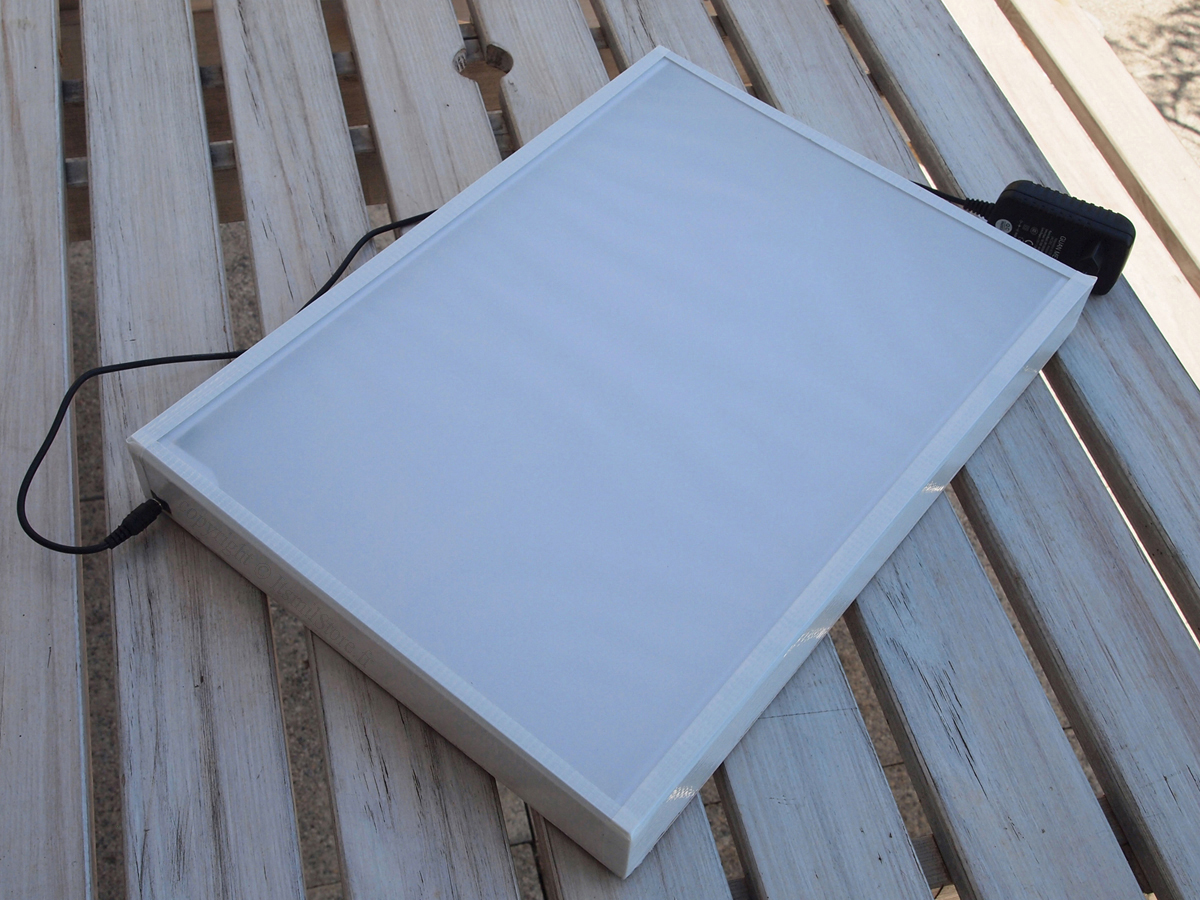 La Fabrique d'Itsmil Fabrication d'une table lumineuse A3