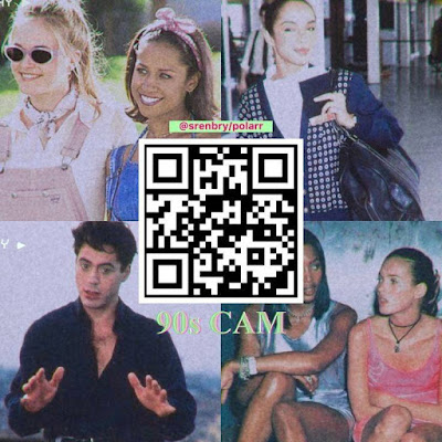 Kumpulan Barcode QR Polarr 90s Aesthetic Kumpulan Barcode QR Polarr 90s Aesthetic