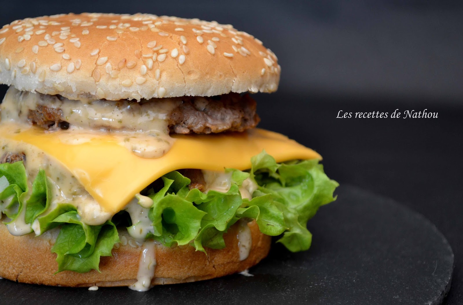 Ma cuisine au fil de mes idées... Burger et sa sauce "Giant" comme au