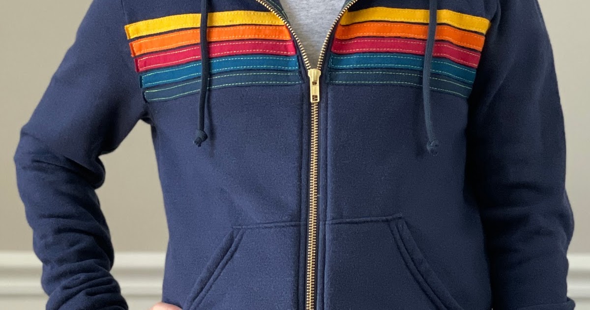 Fit Review! Aviator Nation Navy Hoodie 5 Stripe