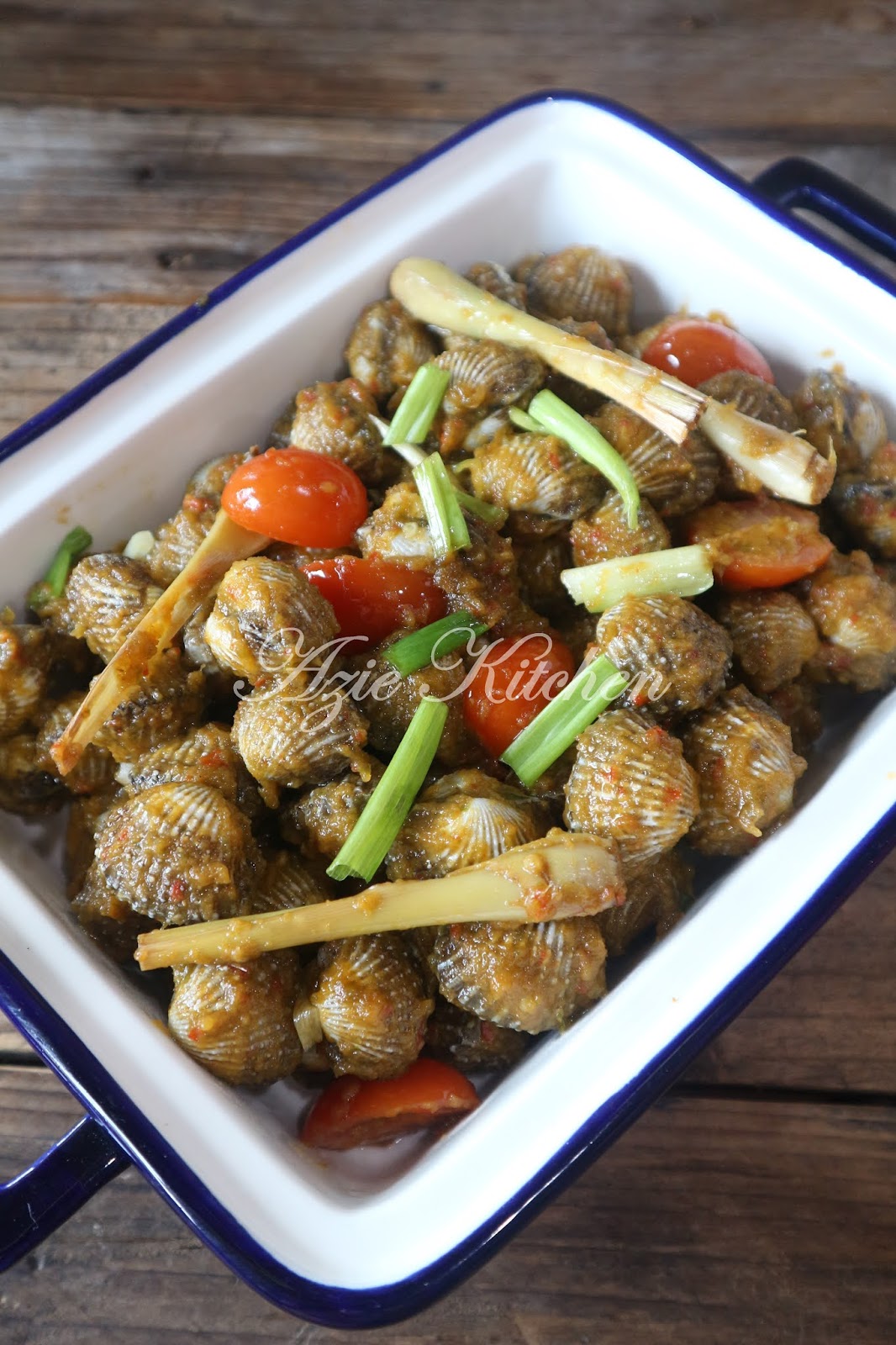Kerang Masak Sambal Serai Azie Kitchen