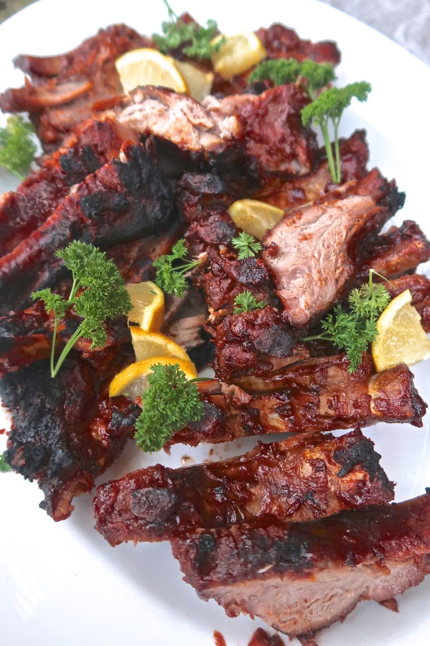 Scrumpdillyicious Ina Garten's BBQ Pork Ribs with Tangy Sauce