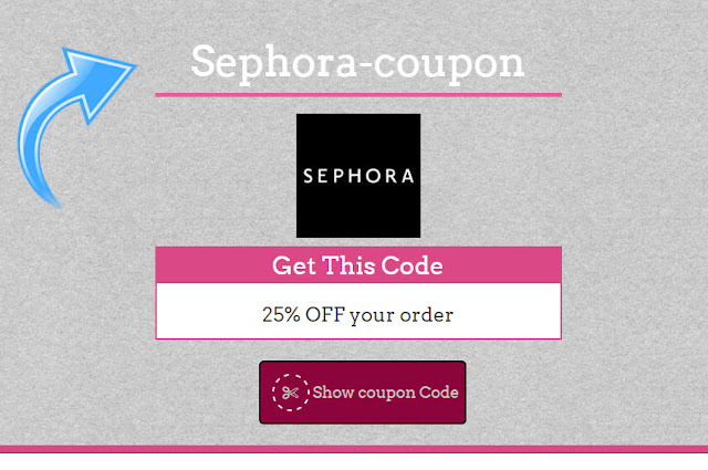 Sephora  35% Coupon Code May 2017