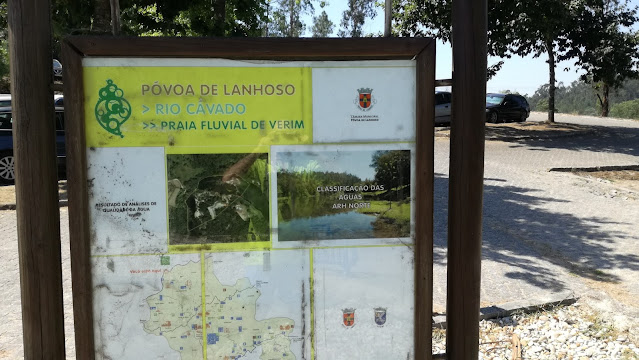 Placa da Praia Fluvial de Verim