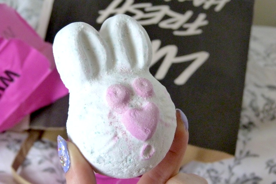 an image of lush hoppity poppity review
