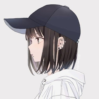 Gambar PP Wa Keren Anime Couple Masker Peace