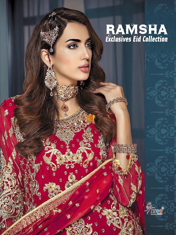 Shree Fab Ramsha Pakistani Suits Special Eid Collection 2019