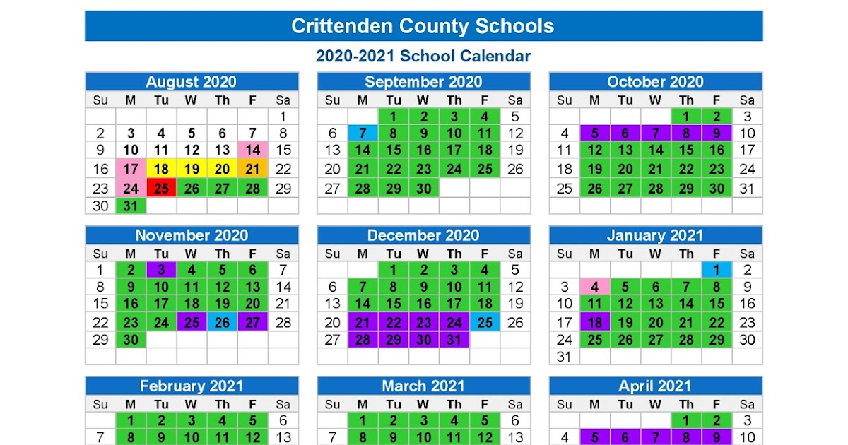 The Press Online Crittenden's BacktoSchool Date Is Set