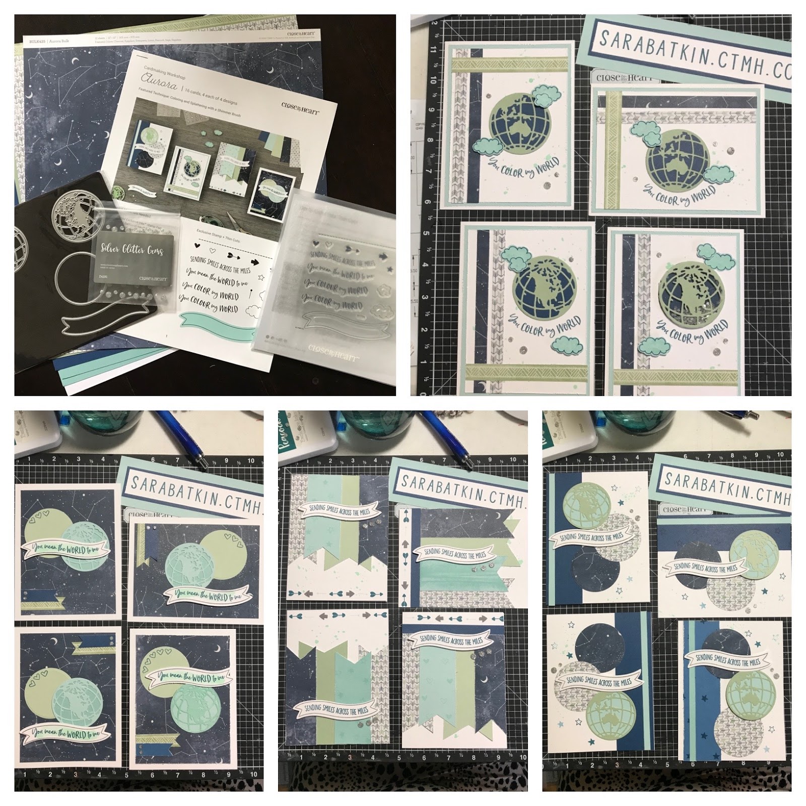 Sara Batkin's Legacies Of Love Aurora card kit