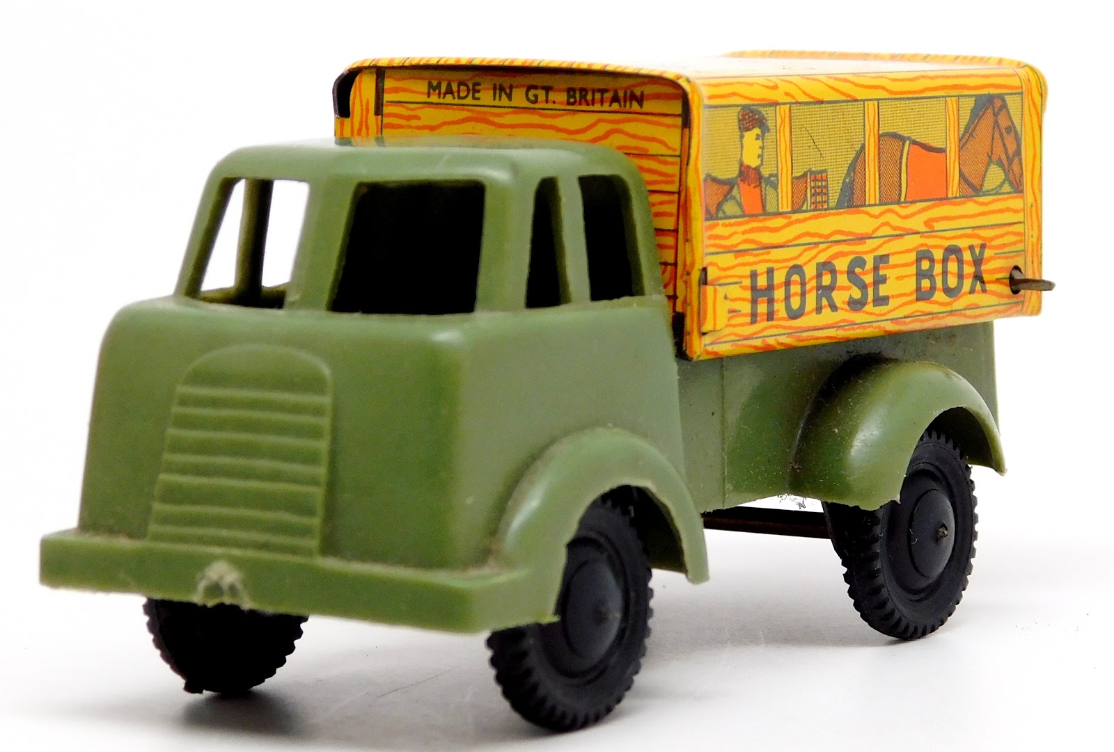 Toys and Stuff WellsBrimtoy Pocket Toys Horse Box Lorry (Truck) 1950s