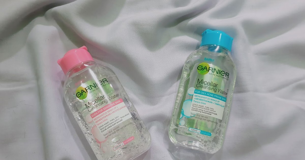 Pikuuu Garnier Micellar Water Pilih Biru Atau Pink