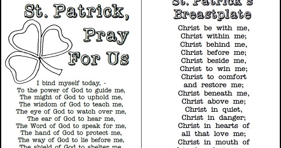 Look to Him and be Radiant St. Patrick Prayer Cards