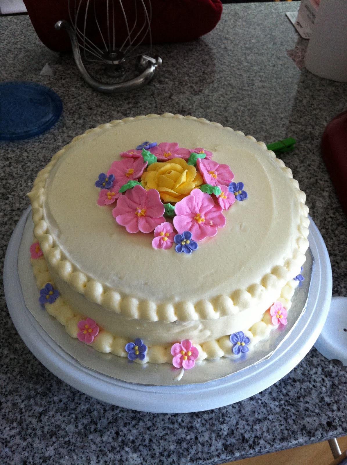 I Eated It Michael's Wilton Cake Decorating Course 2 Flowers & Cake