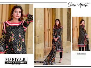 Mariya B Lawn 2nd Edition Pakistani Dress Material