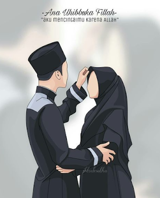 Gambar Kartun Muslimah Cantik & Comel Berhijab