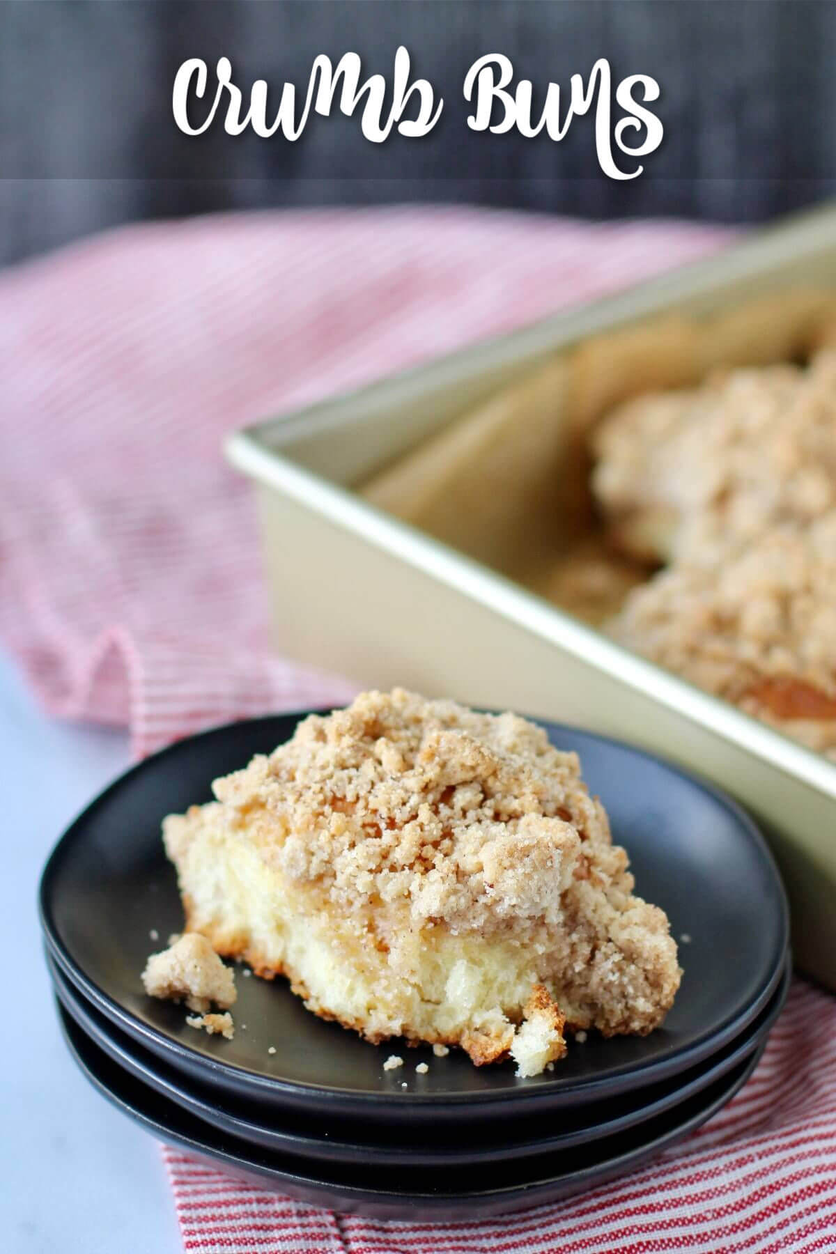 Crumb Buns (Yeasted Coffee Cake Buns)