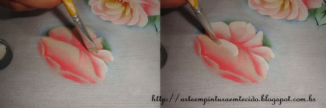 pintura em tecido rosas passo a passo