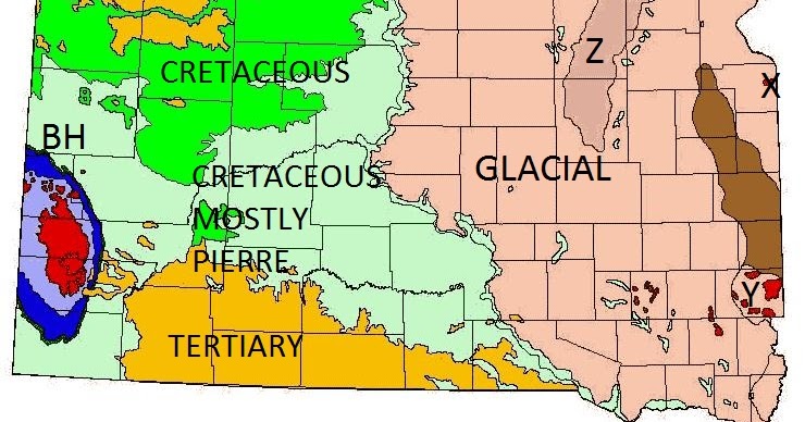 Lake Superior Agate Map Csms Geology Post: South Dakota Lake Superior Agate