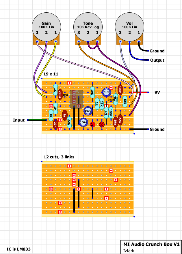Guitar FX Layouts: MI Audio Crunch Box