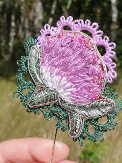 Clover Flower brooch