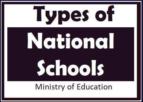 Types of National School - Ministry of Education