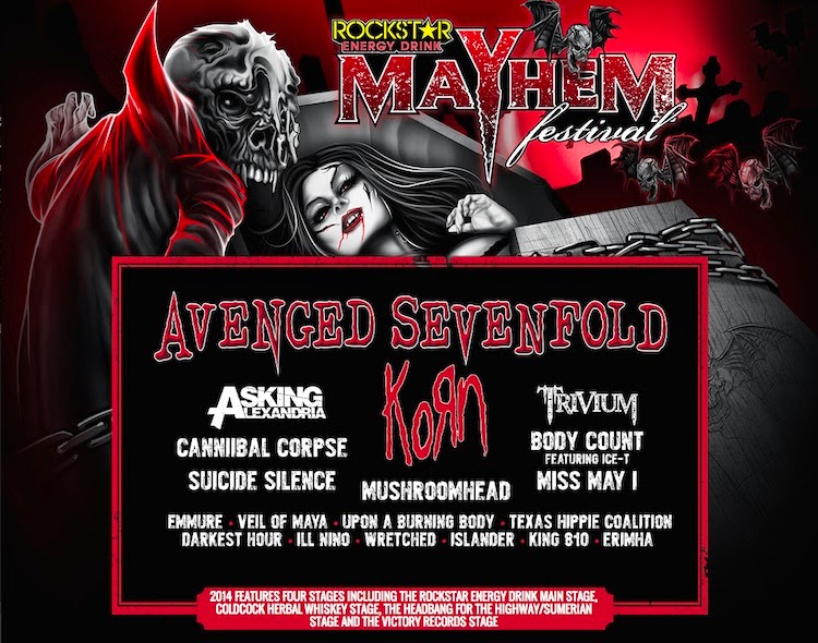 MOTORCITYBLOG Rockstar Mayhem Festival at DTE Energy Music