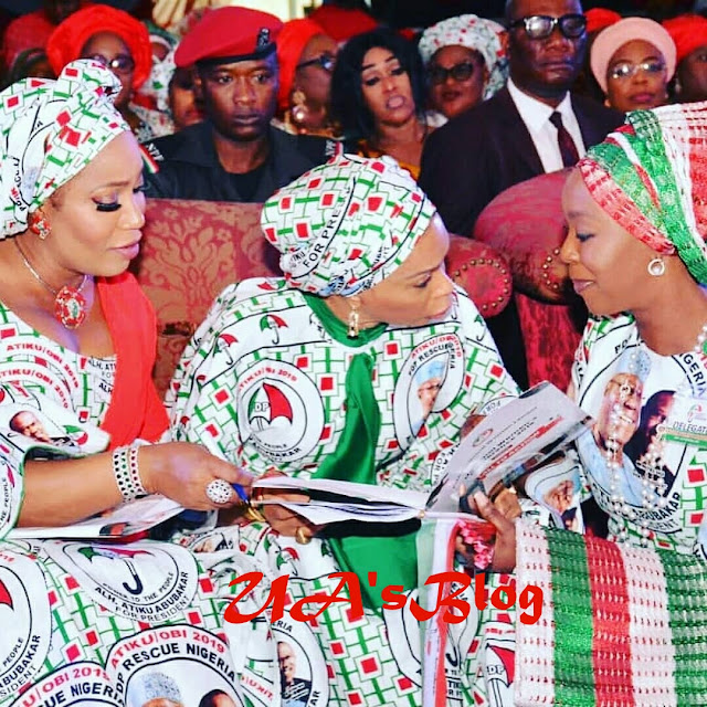 VIDEO..2019 elections: Atiku Abubakar’s wife promises gender equity if PDP wins