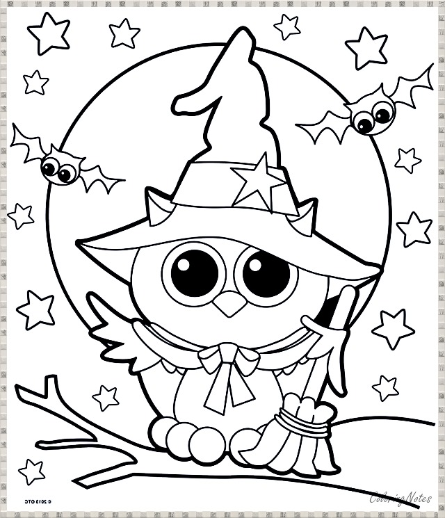 20 Halloween Coloring Pages For Kids Free Printable And Funny COLORING PAGES FOR KIDS FREE