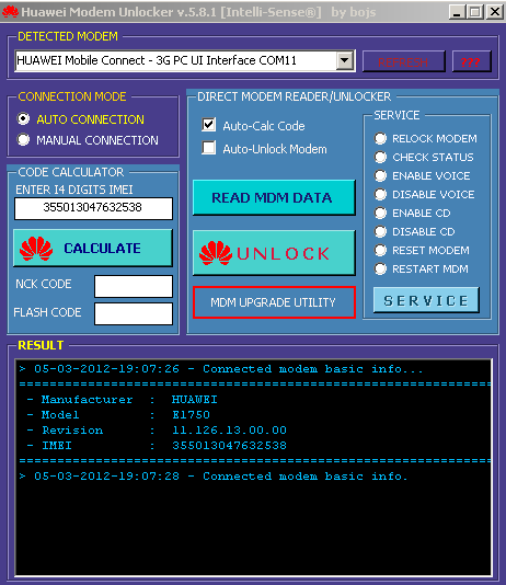 huawei modem unlocker v 5.7.7 gratuit