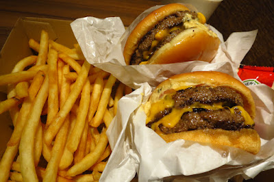 2280 Burger, double double patty fries